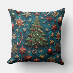 Coussin Décor de Noël Festif
