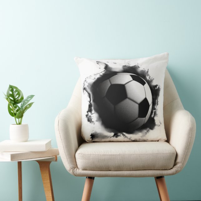 Coussin Décor de soccer créatif (Chaise)