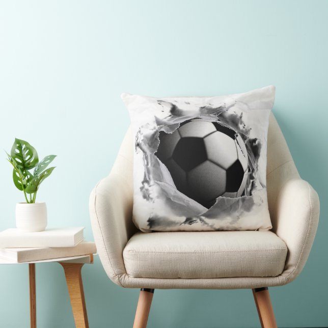 Coussin Décor de soccer créatif (Chaise)