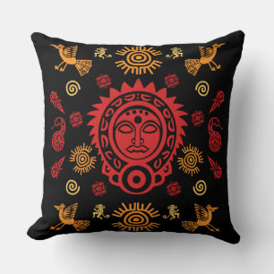 Coussin Décor d'origine artistique aztèque mexicaine