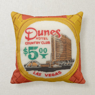 Coussin Décor du Mancave de Las Vegas à la fête du Poker à