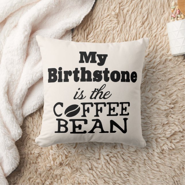 Coussin Décor en pierre d'origine du café Bean (Couverture)