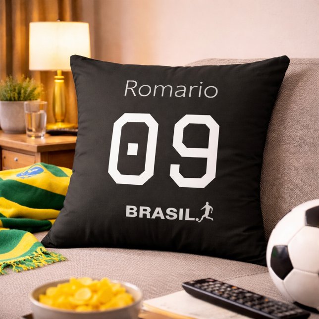 Coussin Décor légendaire de la Seleção du Brésil pour la m (Créateur téléchargé)