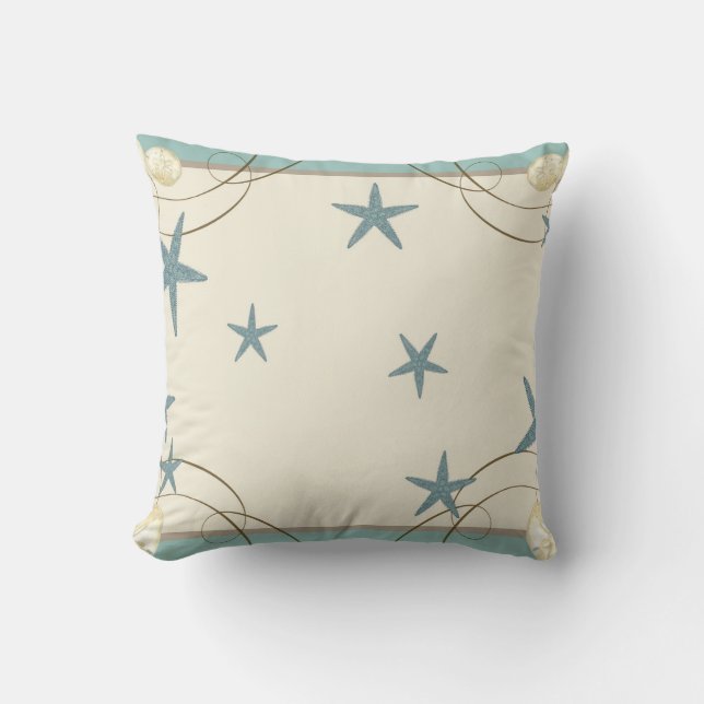 Coussin Décor Moderne Maison de plage Starfish Dollar de s (Recto)