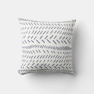 Coussin Décor moderne minimaliste Motif bleu marine