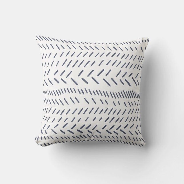 Coussin Décor moderne minimaliste Motif bleu marine (Recto)