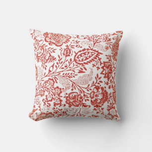 Coussin Décor Pays-Bas Toile Rouge
