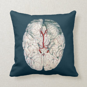 Coussin Décor pour cerveau Vintage bizarre