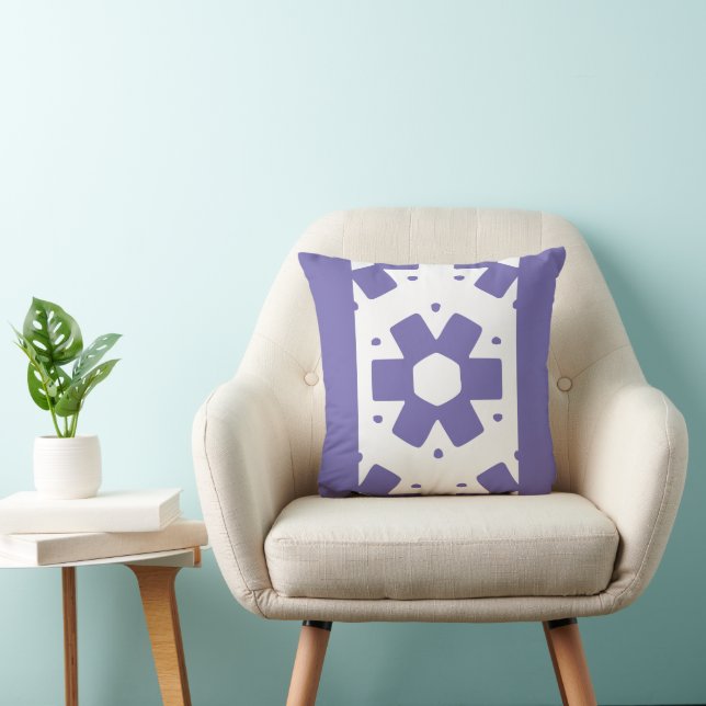 Coussin Décor Purple Minimal Flower (Chaise)