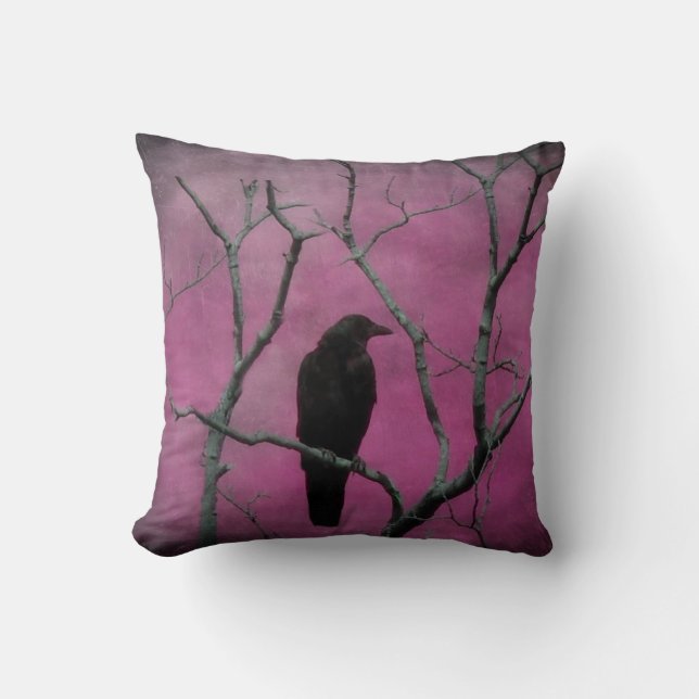 Coussin Décor rose (Recto)