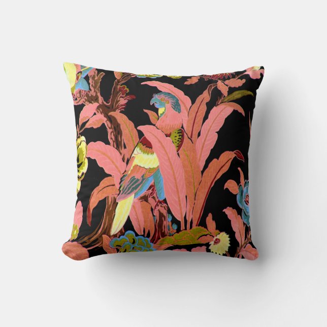 Coussin Décor tropical de la Floride Hawaï de fleurs (Recto)
