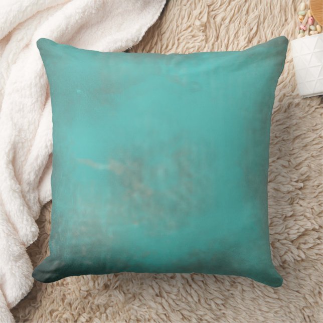 Coussin Décor Vintage Turquoise ancien (Couverture)