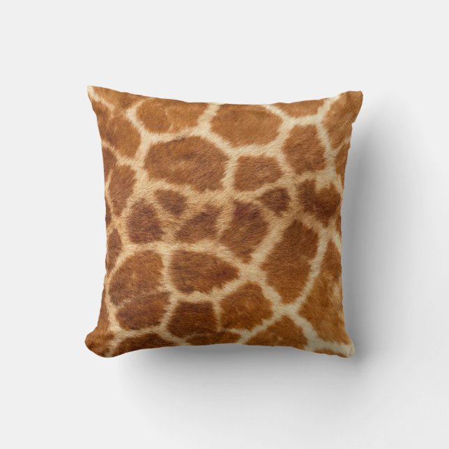 Coussin Décorateur Poster de animal Giraffe (Recto)