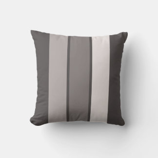 Coussin décoratif 16 "Warm Grey 3 Stripe (1 sur 3)