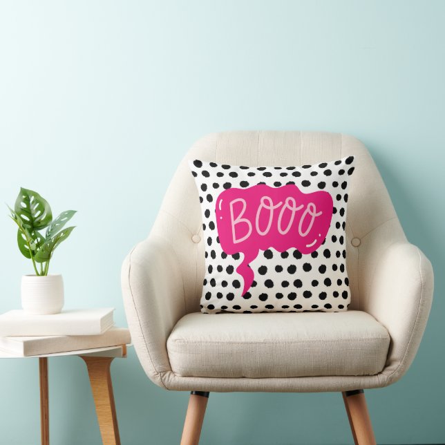 Coussin décoratif à motif Boho Animal Boo avec bul (Chaise)