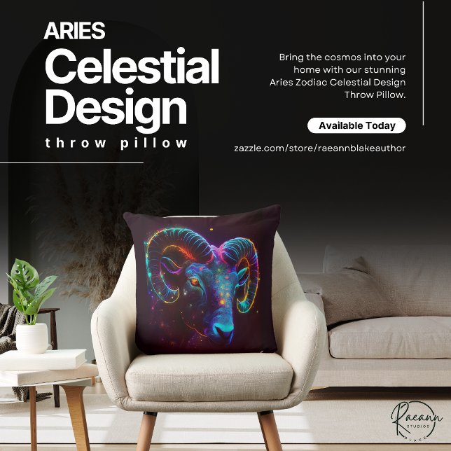 Coussin décoratif à motif céleste du zodiaque Béli (Créateur téléchargé)