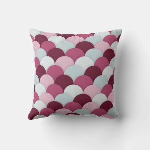 Coussin décoratif à motif coquille Saint-Jacques r