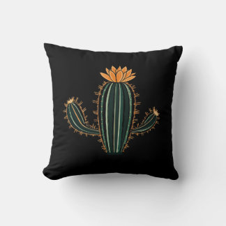 Coussin décoratif à motif de plante du désert de c