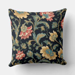 Coussin décoratif à motif floral