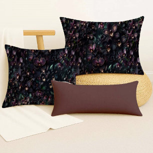 Coussin décoratif à motif floral gothique maximali