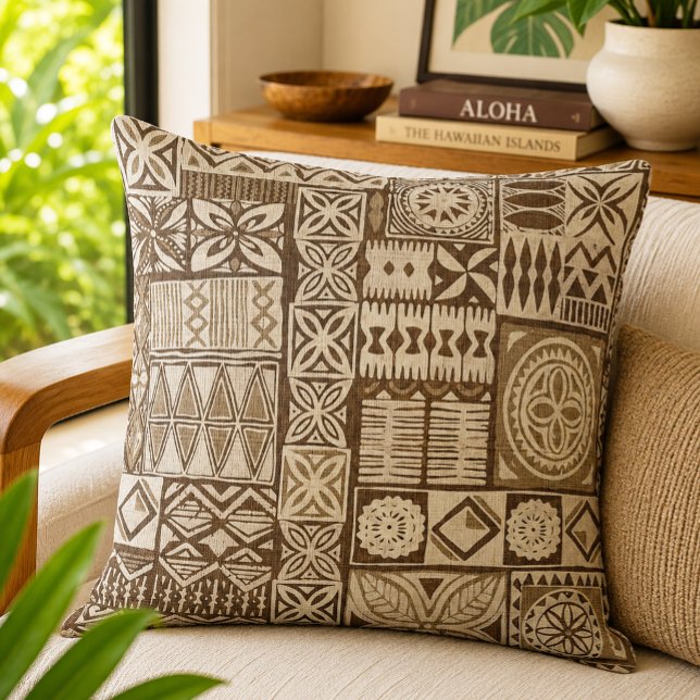 coussin décoratif à motif hawaïen (Créateur téléchargé)