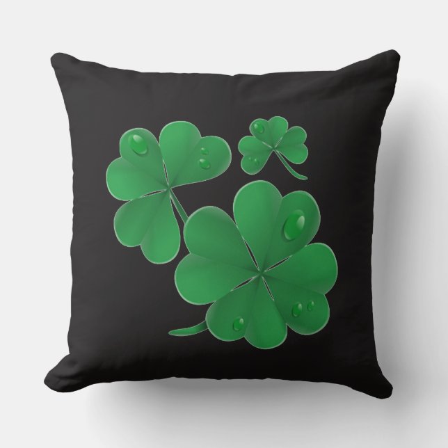 Coussin décoratif à quatre feuilles (Recto)