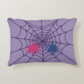 Coussin décoratif accent de toile d'araignée en fo