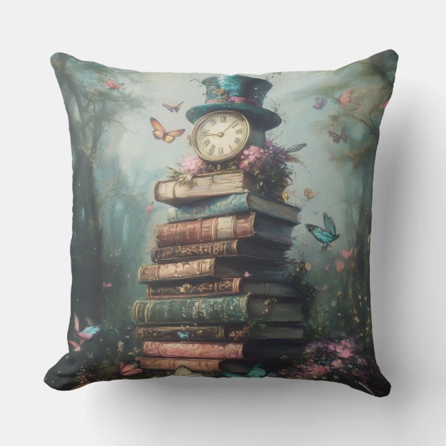 Coussin décoratif Alice au pays des merveilles (Recto)
