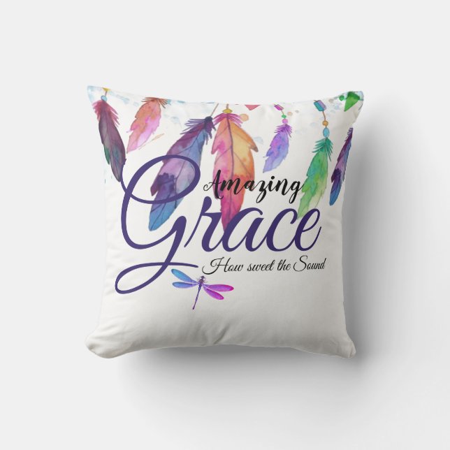 Coussin décoratif Amazing Grace (Recto)