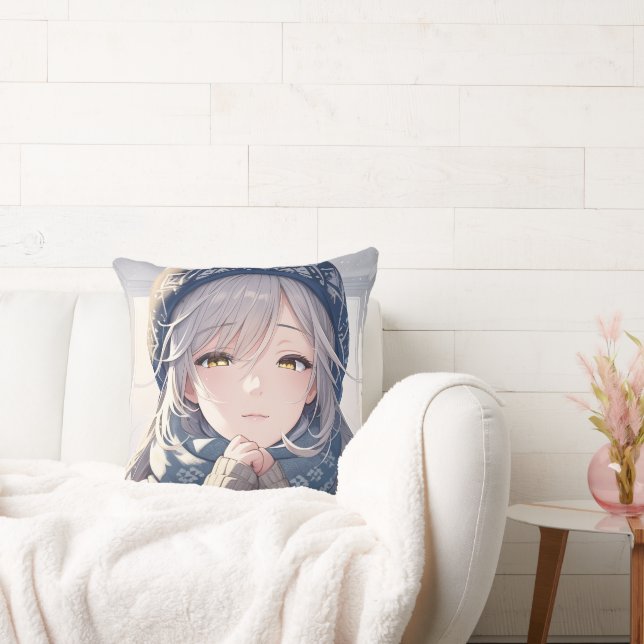 Coussin décoratif ange de l'hiver (Canapé)