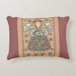 Coussin Décoratif Ange De Quilt Yo Yo