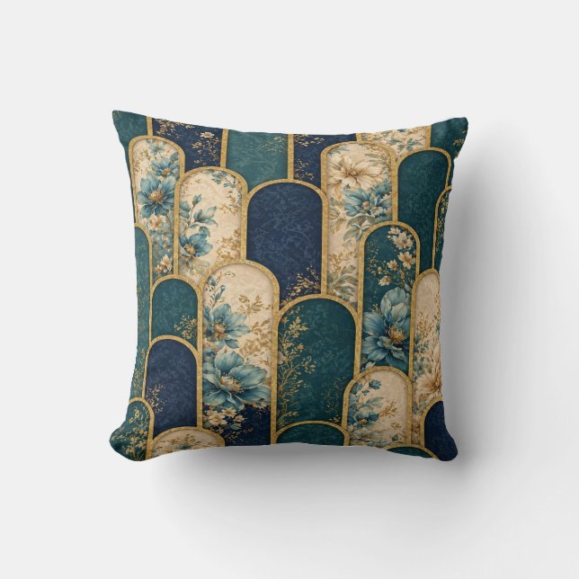 Coussin décoratif Art déco élégant (Recto)