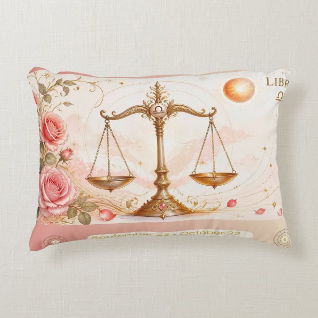Coussin décoratif Art Nouveau Libra (Devant)