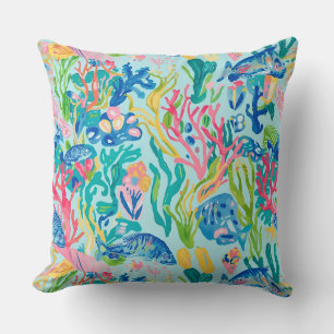Coussin décoratif au motif graphique élégant