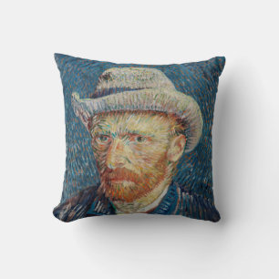 Coussin décoratif Auto portrait Van Gogh