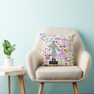 COUSSIN DÉCORATIF AUX AFFIRMATIONS INSPIRÉES DE CO
