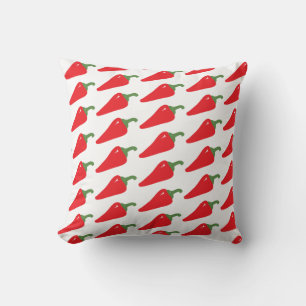 Coussin décoratif aux piments rouges pour canapé