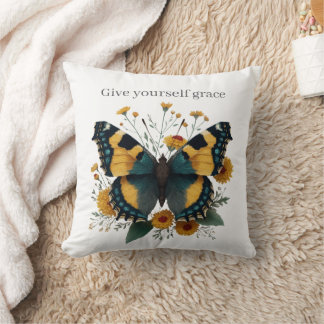 Coussin décoratif avec affirmation de grâce pour s