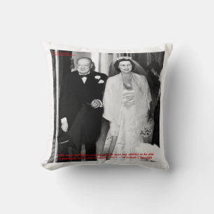Coussin décoratif avec citation célèbre sur le mar