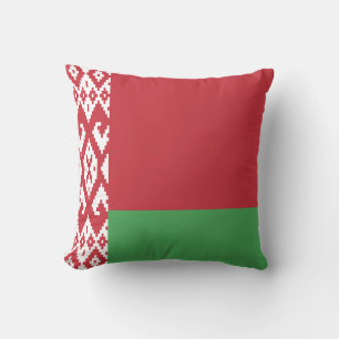 Coussin décoratif avec drapeau patriotique biéloru