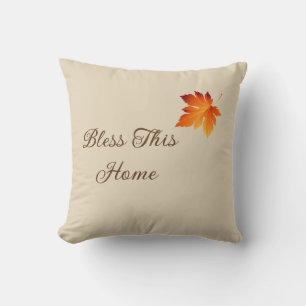 Coussin décoratif 'Bénissez cette maison'