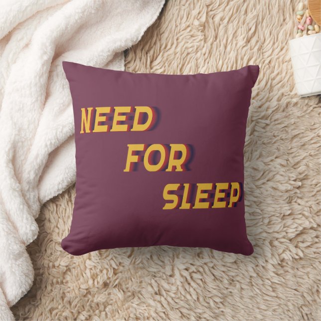 Coussin décoratif Besoin de sommeil (Couverture)