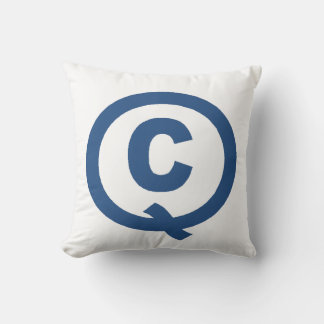 Coussin décoratif blanc DESIGN QUÉBEC