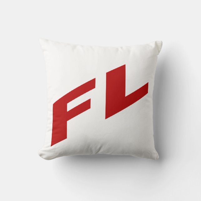 Coussin décoratif  blanc  FLORIDA (Recto)
