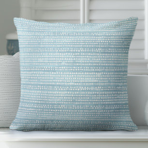 Coussin décoratif bleu Aqua
