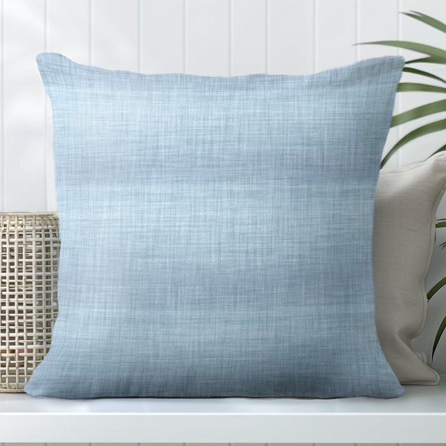 Coussin décoratif bleu clair - Linge de lit (Add one of Totally Coast's Blue Decorative Pillows with a high-quality linen look to your sofa.)