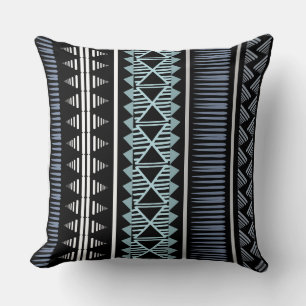 Coussin décoratif bleu/vert