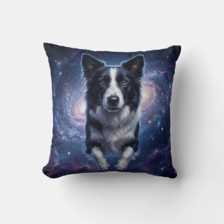 Coussin décoratif Border Collie Galaxie