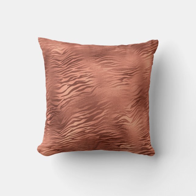 Coussin décoratif Bronze/Or (Recto)