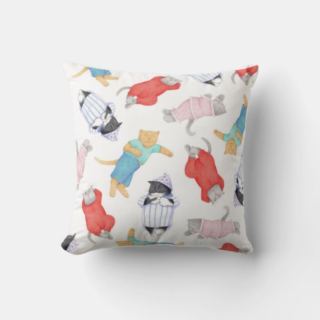 COUSSIN DÉCORATIF CATS PAJAMAS (Recto)